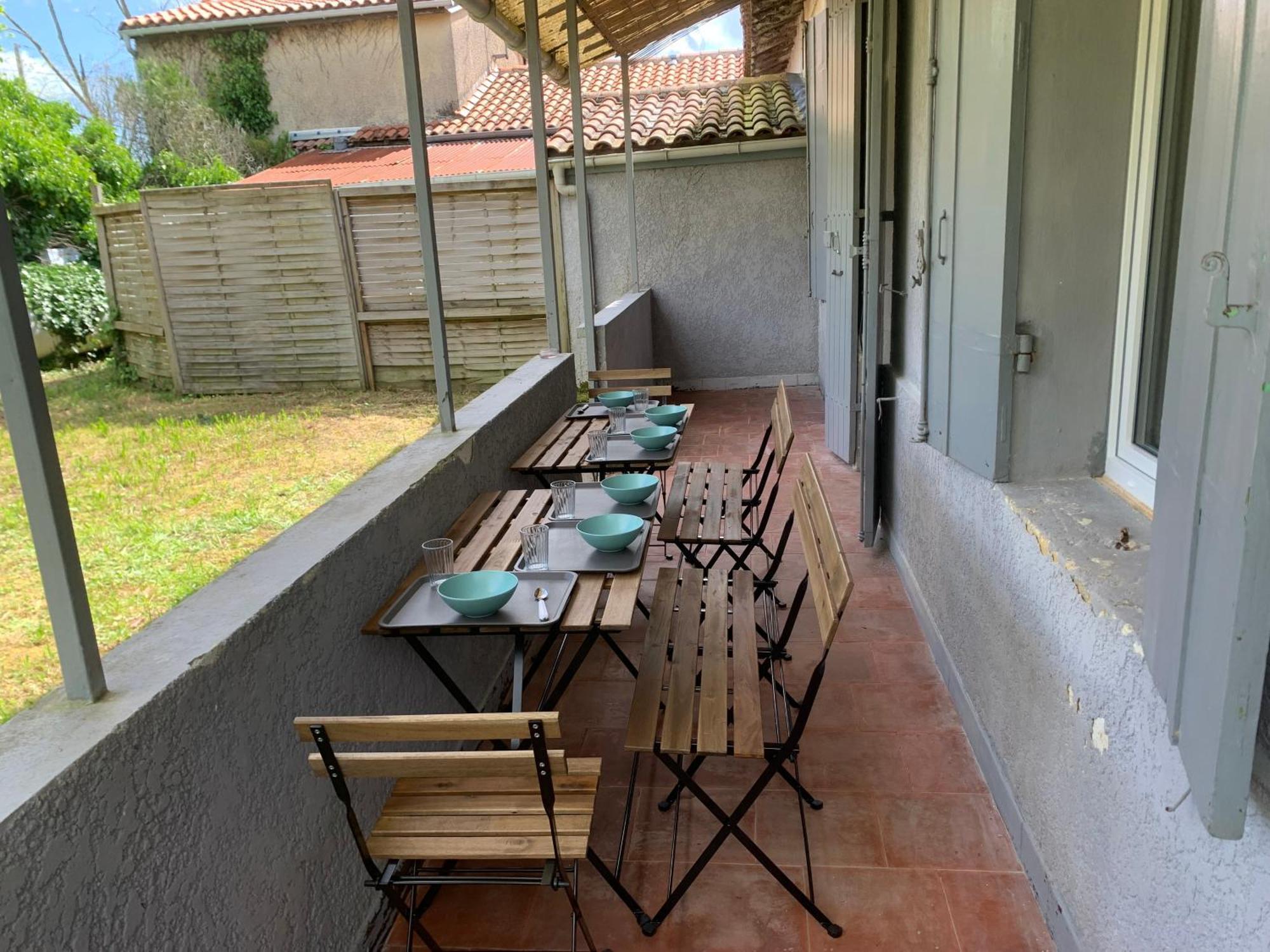 Jolie Medocaine Avec Jardin Apartment Saint-Estèphe Exterior foto